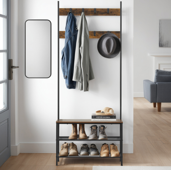 Shoes and Clothes Hat Rack-001