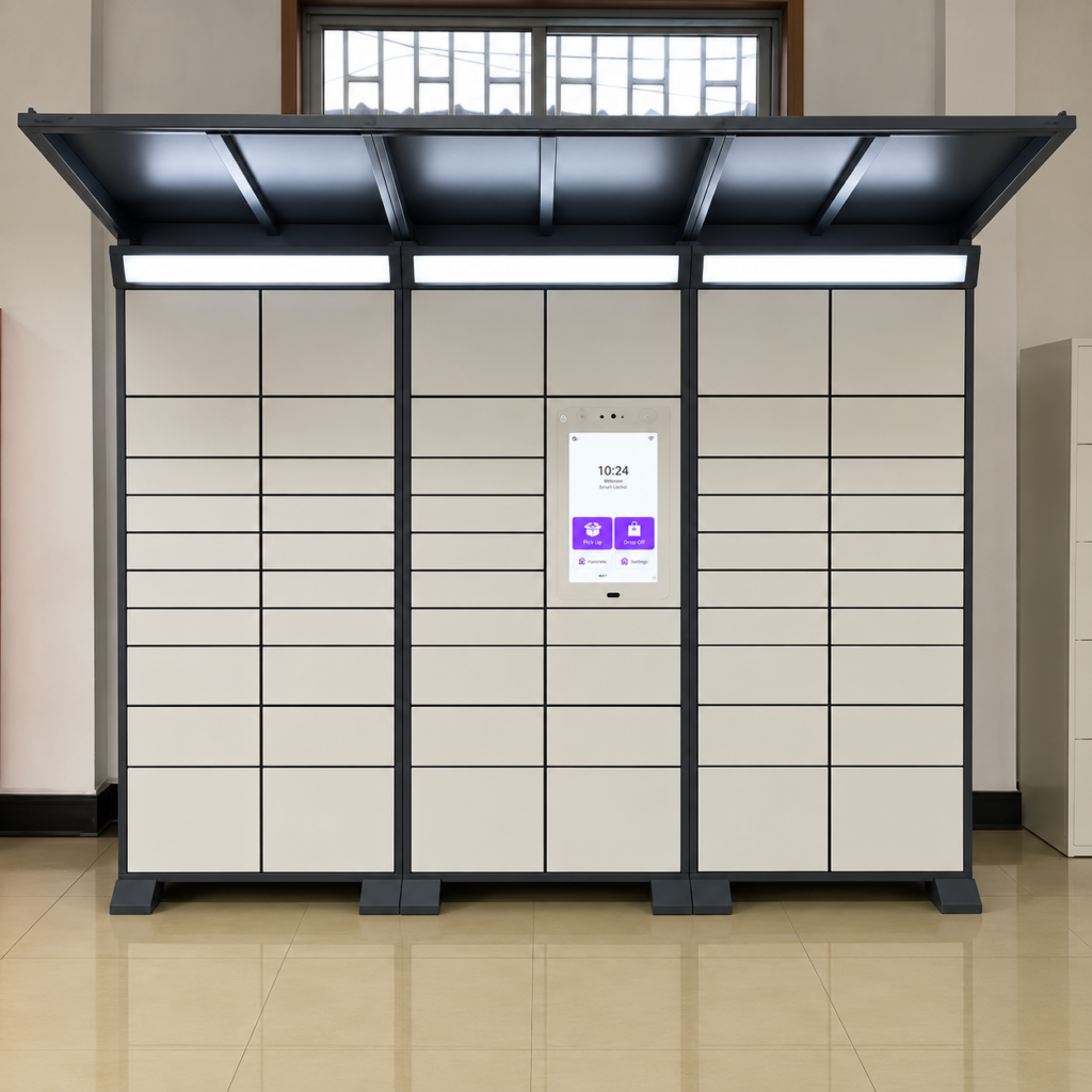 Smart parcel lockers: secure package delivery, supports payment systems, and supports 4G and Wi-Fi connectivity