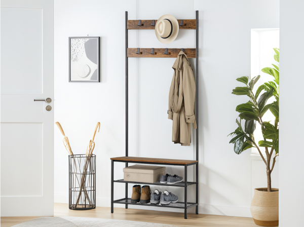 Shoes and Clothes Hat Rack-001