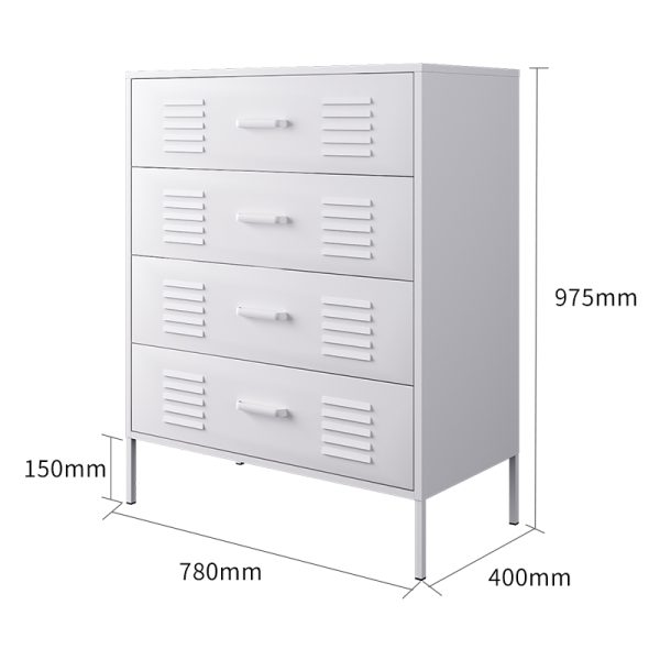 4-Drawer Steel Storage Cabinet