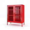 Mesh Door Storage Cabinet-001