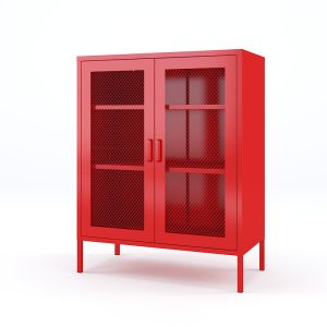 Mesh Door Storage Cabinet-001