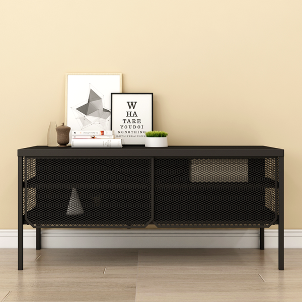 Mesh Door TV Cabinet-002