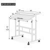 Adjustable Rolling Laptop Desk