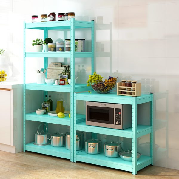 Steel Storage Rack – Multi-Color Household Organizer