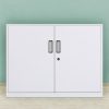 1 (4) Steel Low Cabinet with Drawers & Doors-001