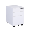 3-Drawer Mobile File Cabinet with Lock