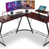 L Shape Corner Desk Gaming Table