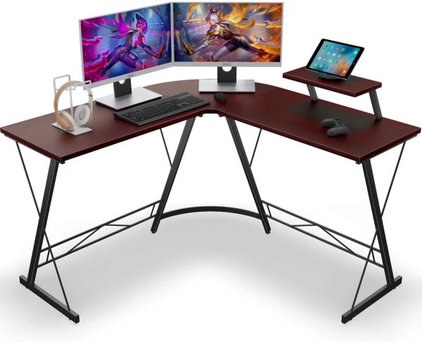 L Shape Corner Desk Gaming Table