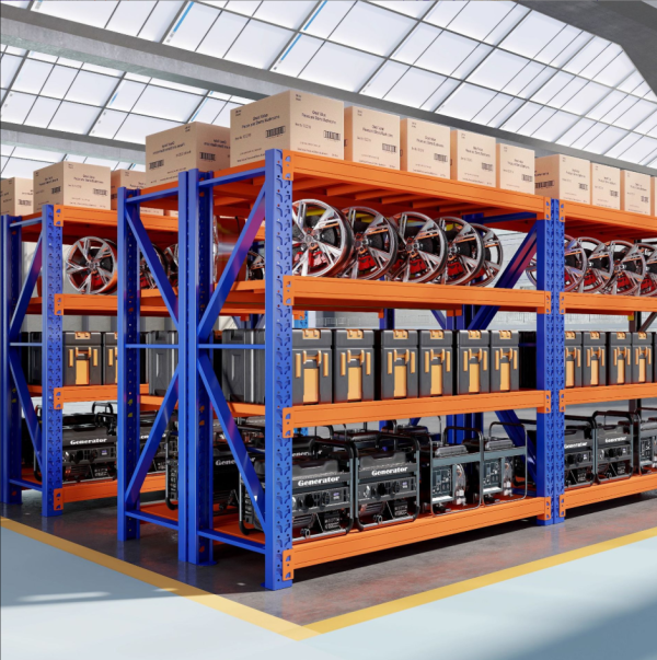 12 Heavy-Duty Steel Storage Rack-001