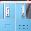 12 Door Steel Backpack Locker