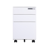 3-Drawer Mobile File Cabinet with Lock