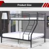 Steel Twin Over Full Bunk Bed