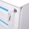 3 3-Drawer Mobile Pedestal With Lock