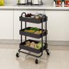 Rolling Storage Cart (3-Tier)