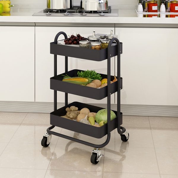 Rolling Storage Cart (3-Tier)