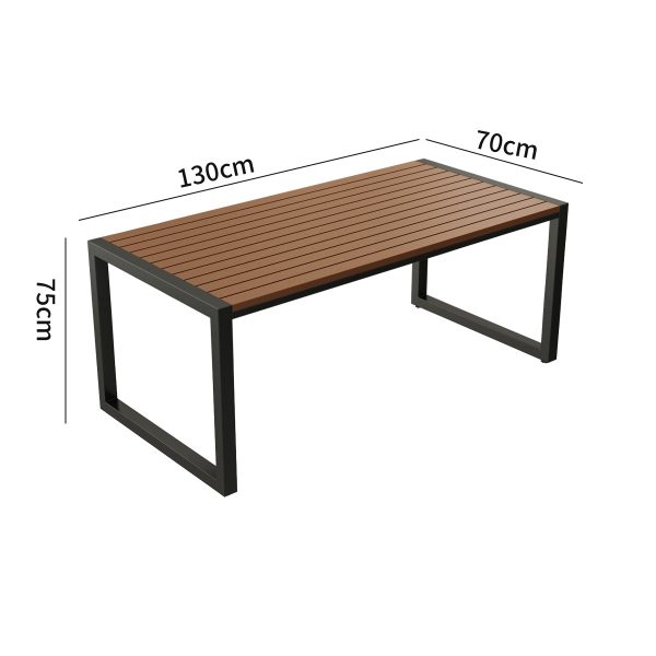 Outdoor Table and Bench Set-001