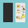 Metal Storage Shelf with Pegboard Side Panel-001