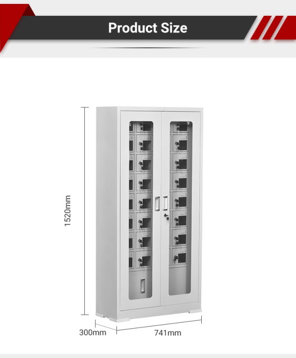 48-Compartment Charging Phone Locker