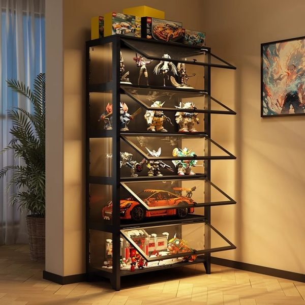 Glass Display Cabinet for Collectibles-001