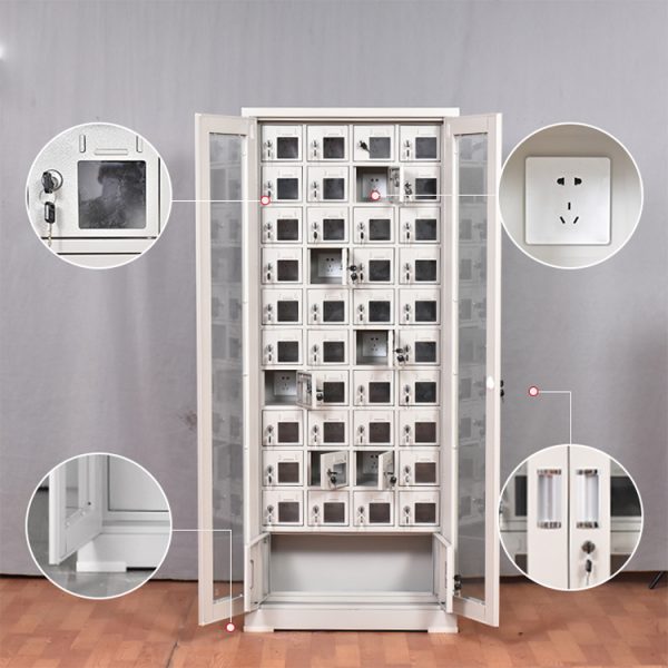 48-Compartment Charging Phone Locker