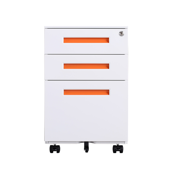 5 3-Drawer Mobile Pedestal With Lock