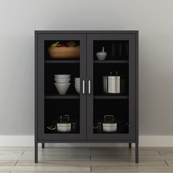 Mesh Door Storage Cabinet-001