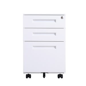 3-Drawer Mobile Pedestal With Lock