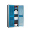 Metal Locker with Mesh Doors-001