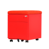 Mobile File Cabinet with Cushion Seat