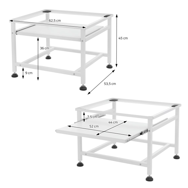 steel washing machine base stand-001