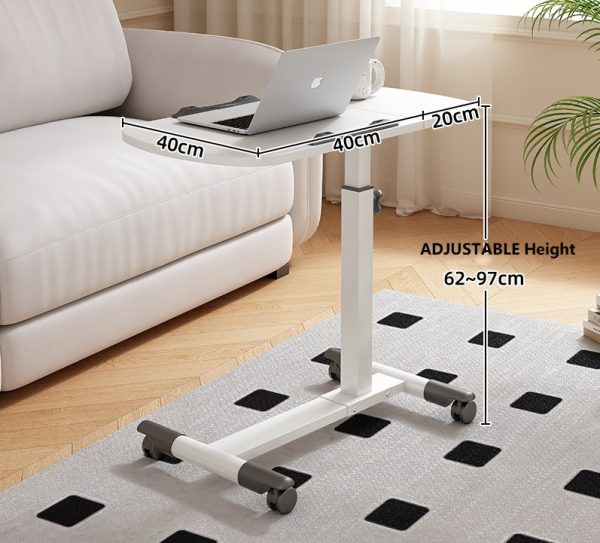 Adjustable Rolling Laptop Table-A01