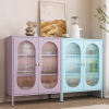 Glass Display Cabinet with Doors-001