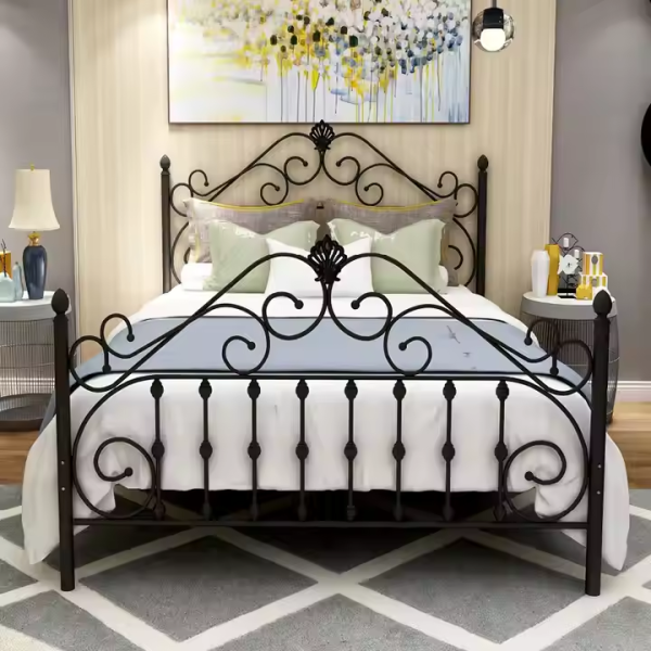 Vintage Metal Bed Frame-001