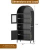 Arched Metal Storage Cabinet