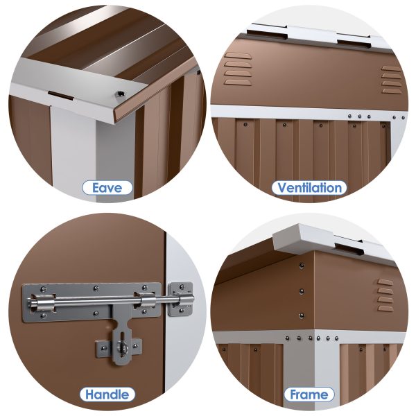 Outdoor Metal Garden Shed