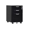 Mobile 3-Drawer Pedestal