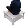 Laundry Pedestal with Shelf