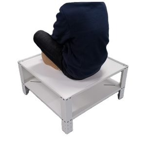 Laundry Pedestal with Shelf