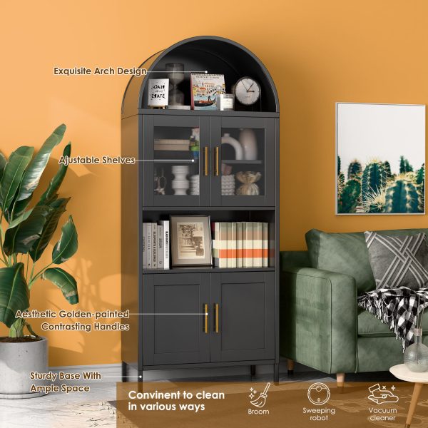 Arched Metal Storage Cabinet