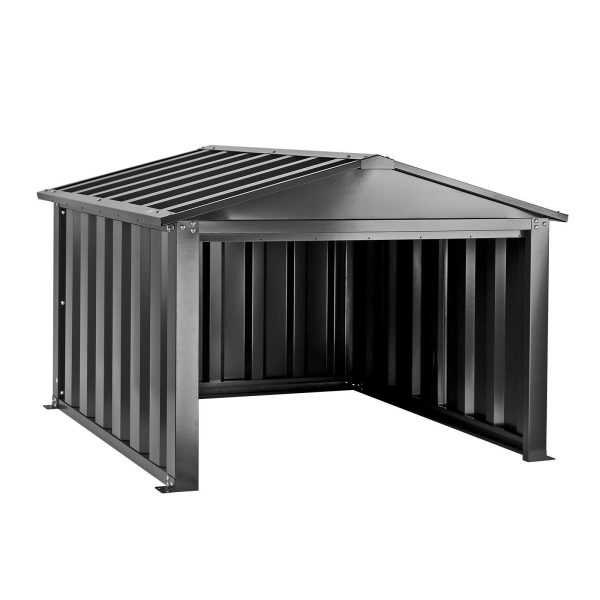 Corner Metal Storage Shed-004