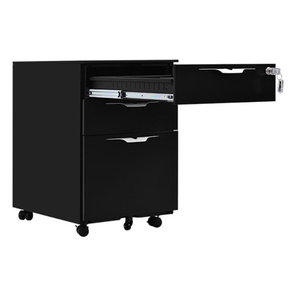 Mobile 3-Drawer Pedestal