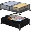 Under Bed Storage Organizer with Wheels
