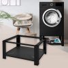 Washing Machine Stand with Storage Shelf