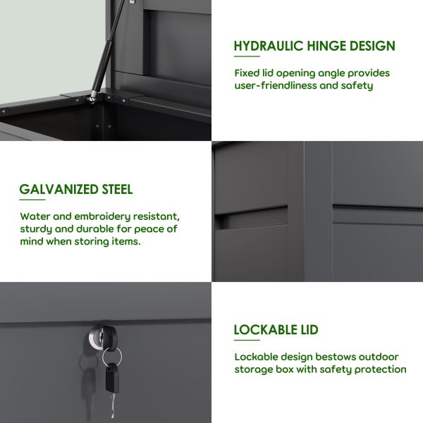 H42708eb746f04f2997e1132068c984930 Outdoor Storage Box with Hydraulic Lid