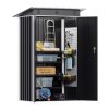 Outdoor Steel Garden Shed with Double Doors