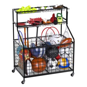 Rolling Sports Equipment Organizer