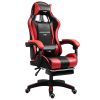 Ergonomic Gaming Chair with Footrest