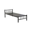Steel Single Bed Frame with Headboard