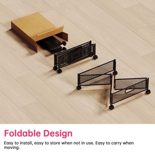 Under Bed Storage Organizer with Wheels